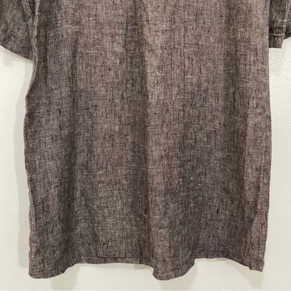 Pyne & Smith Flax Linen Textured Gray Dress Size S - Picture 11 of 14